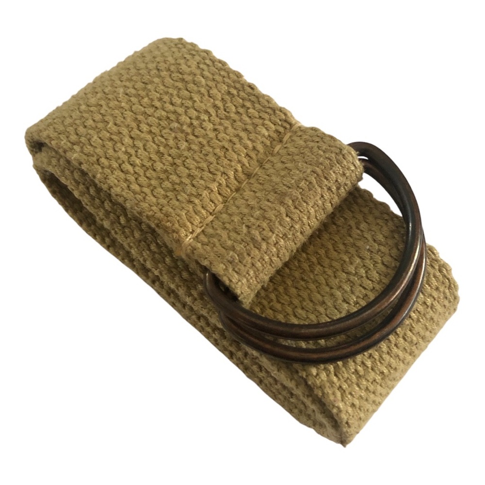 Men's Tan Canvas Belt